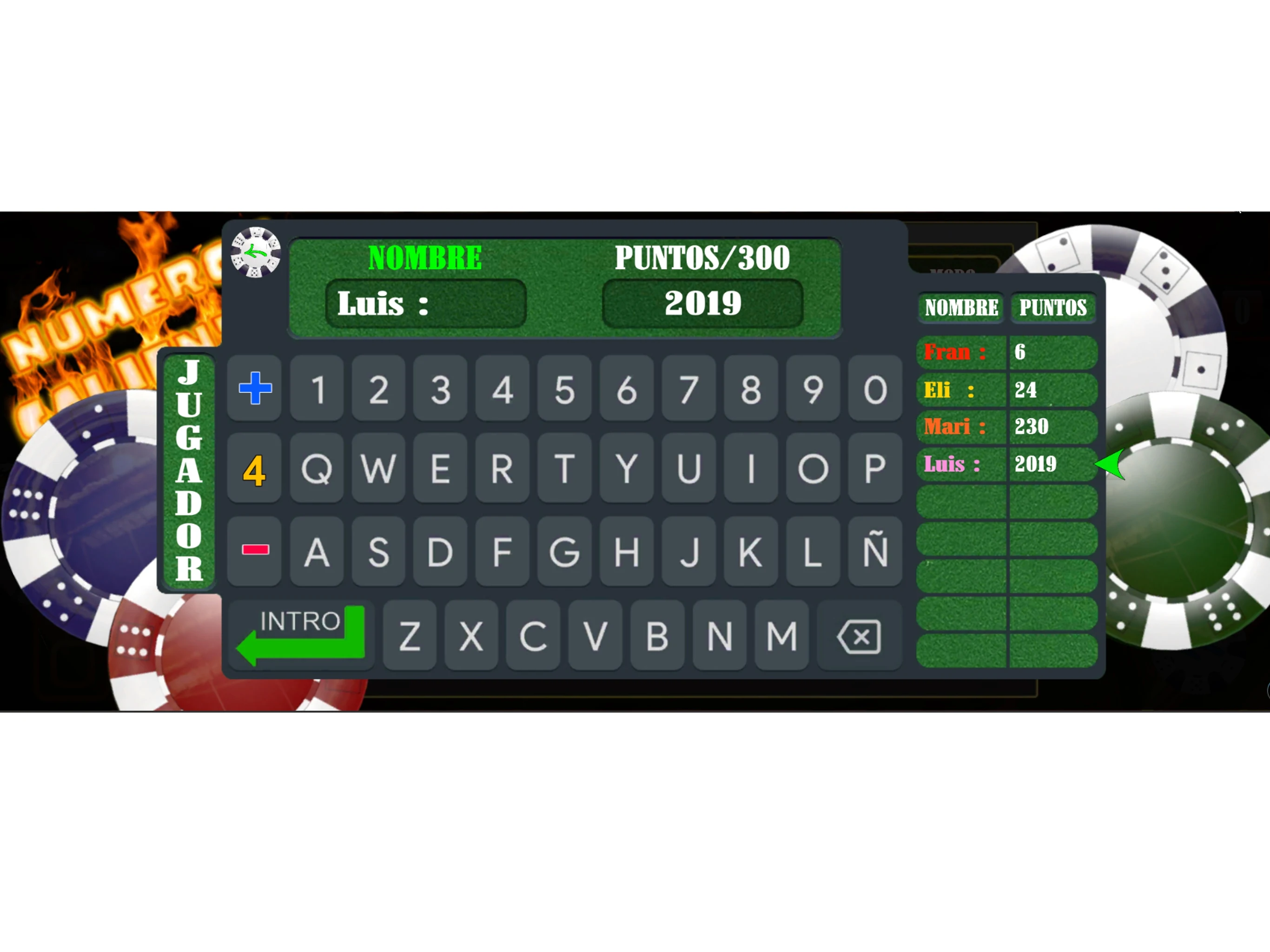 MiRulette screenshot