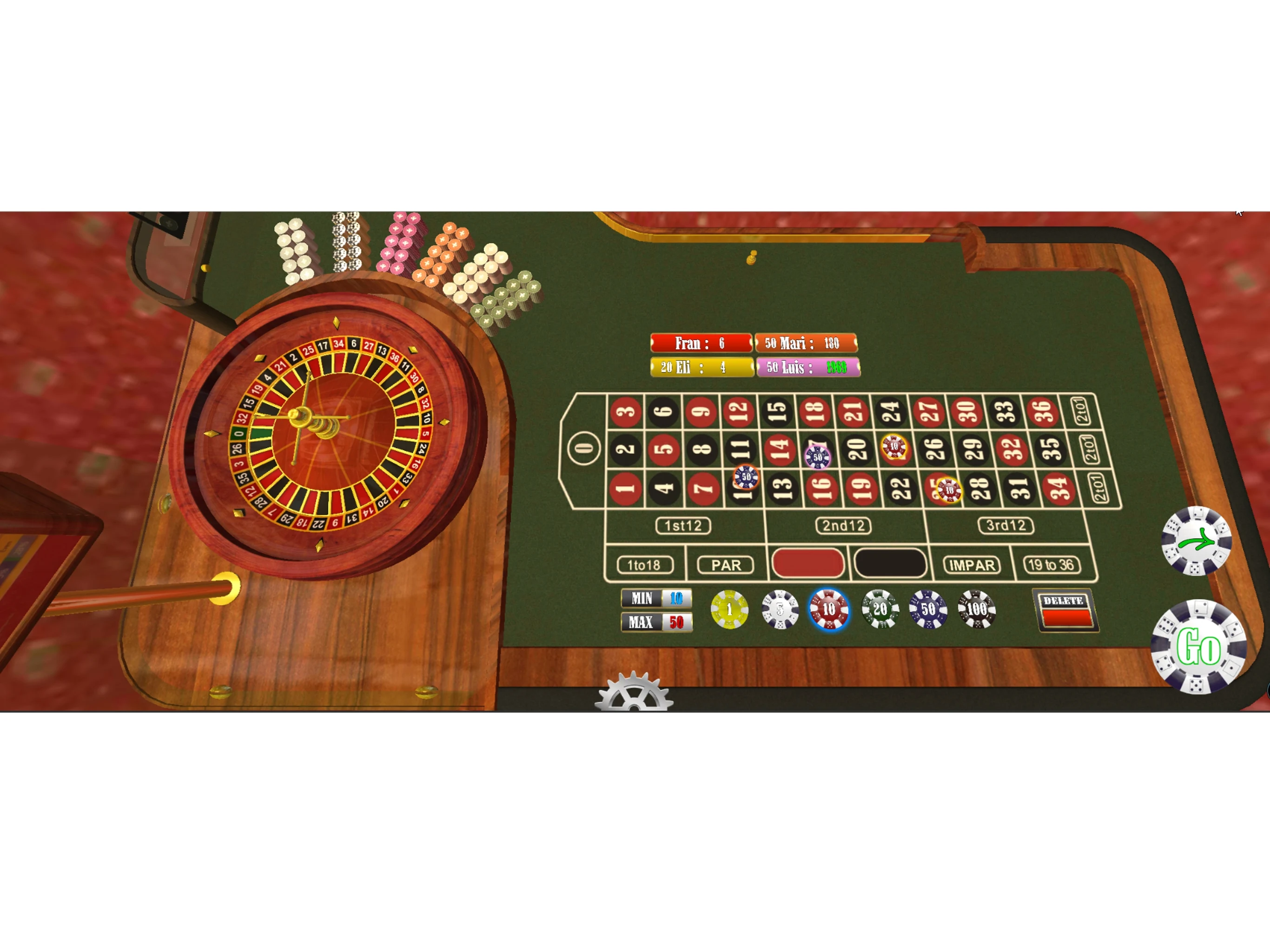 MiRulette screenshot