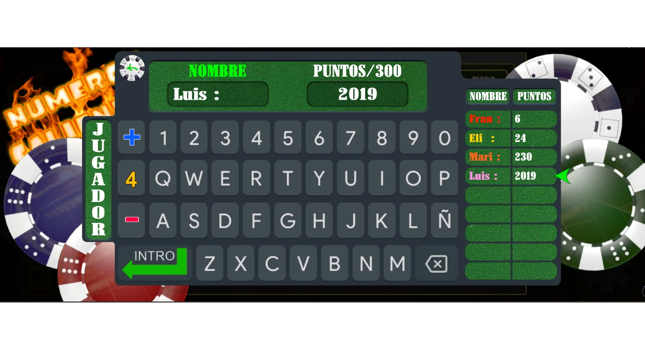 MiRulette screenshot